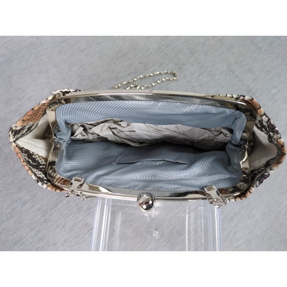 🎉 3/$20 👯‍♀️Host Pick⚡️Two Pieces of Snakeskin Print Clutch/Small Purse - Picture 4 of 10